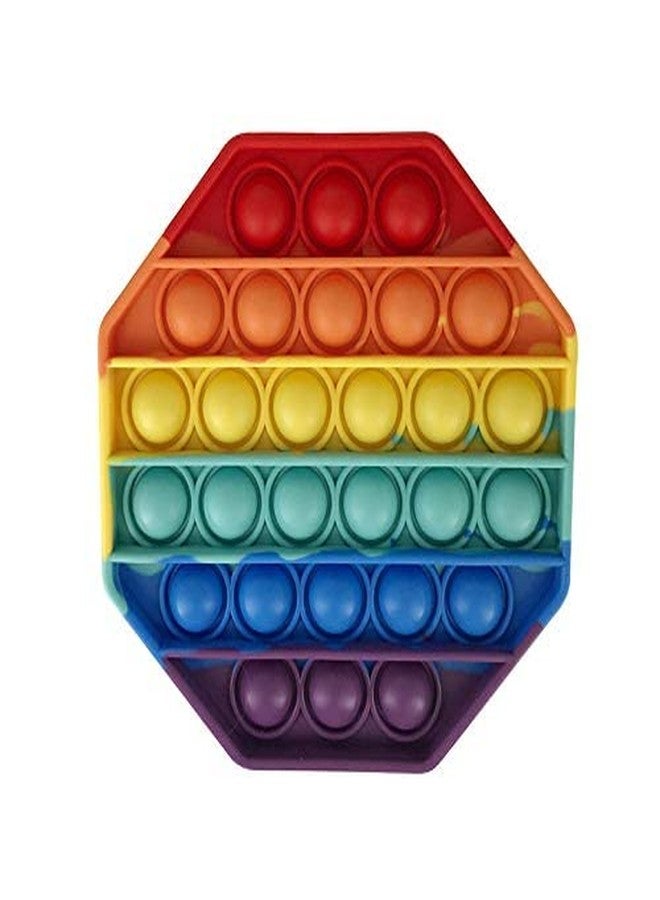 ZILLOQUIL Octa Push Pop Bubble Sensory Fidget Toy Set,Pop It Push Pop Silicone -Relief Items Popper Fidget Educational Toys for Special Needs Toys, Family and Friends (Octa Popit) - Image 4